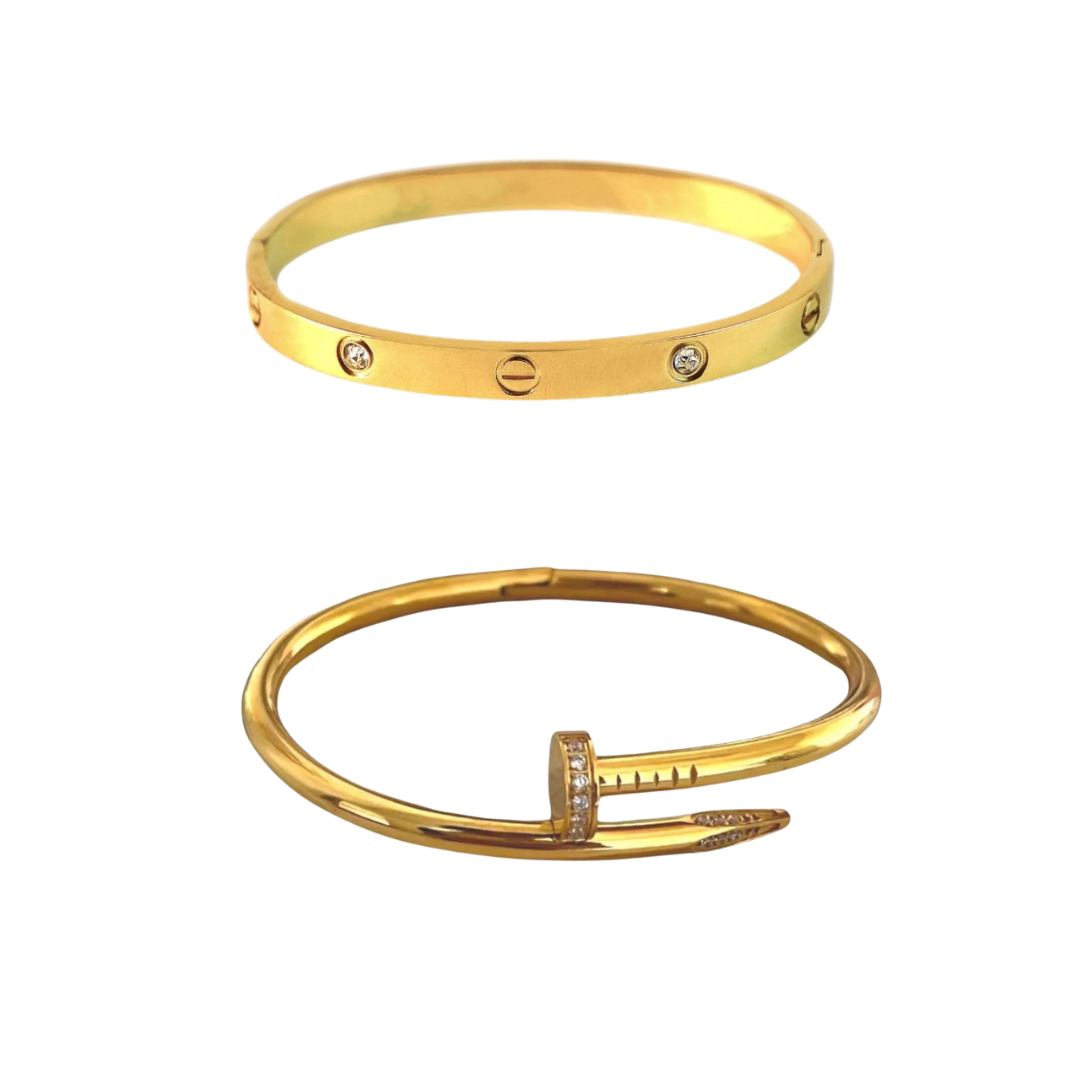 Love & Nail Cartier stack duo Set