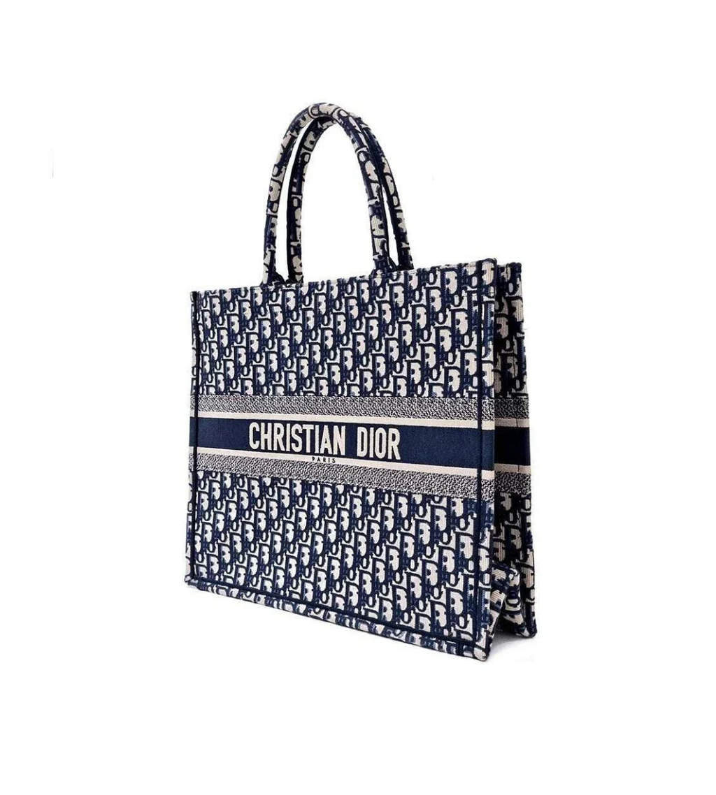 Dior Oblique Pattern Book Tote
