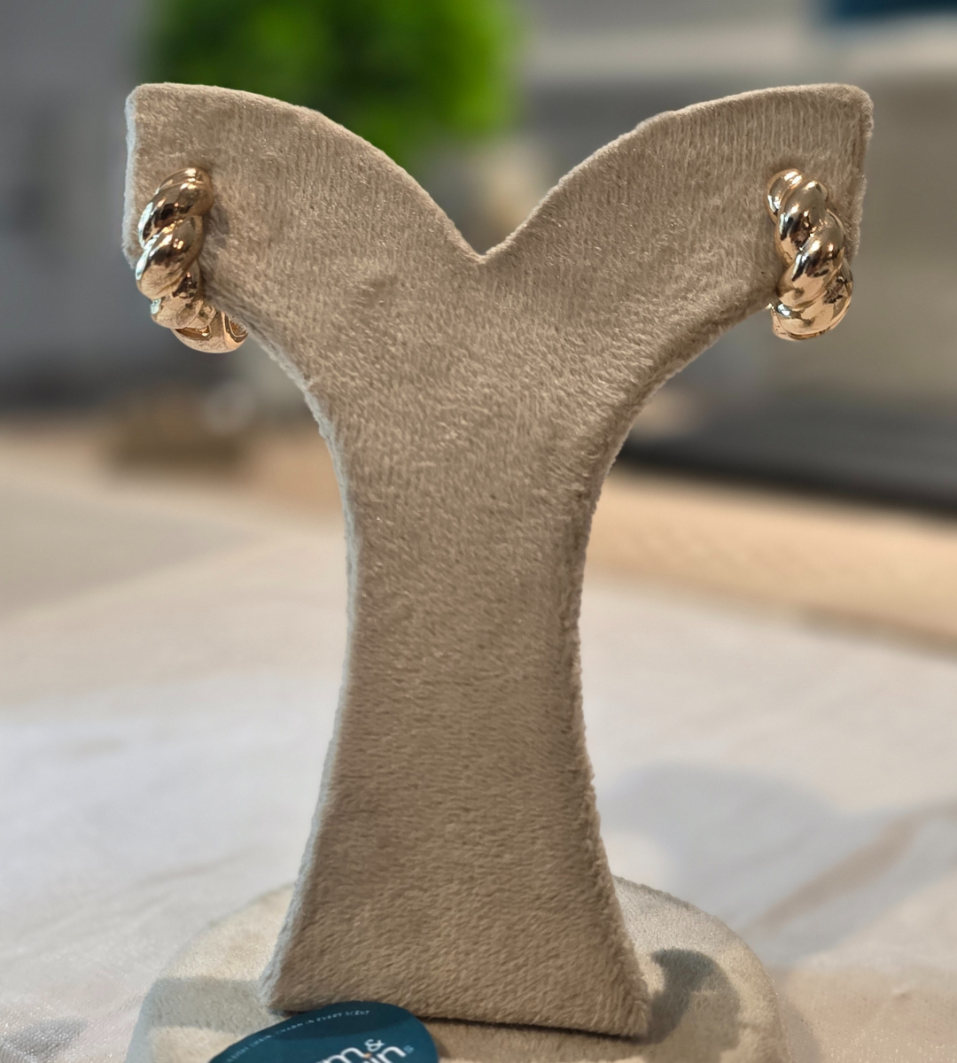 Braided Hoop Earrings