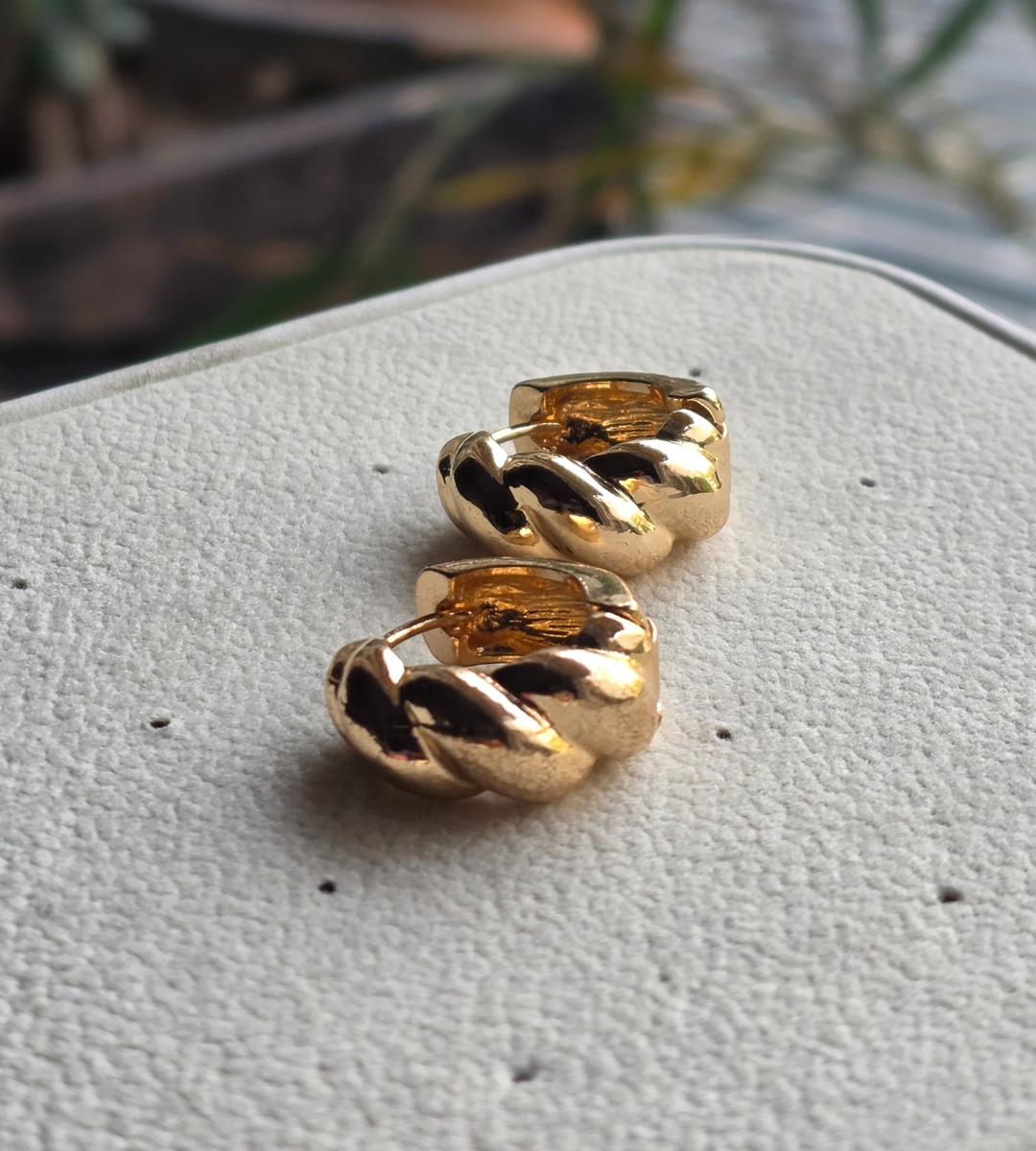 Braided Hoop Earrings