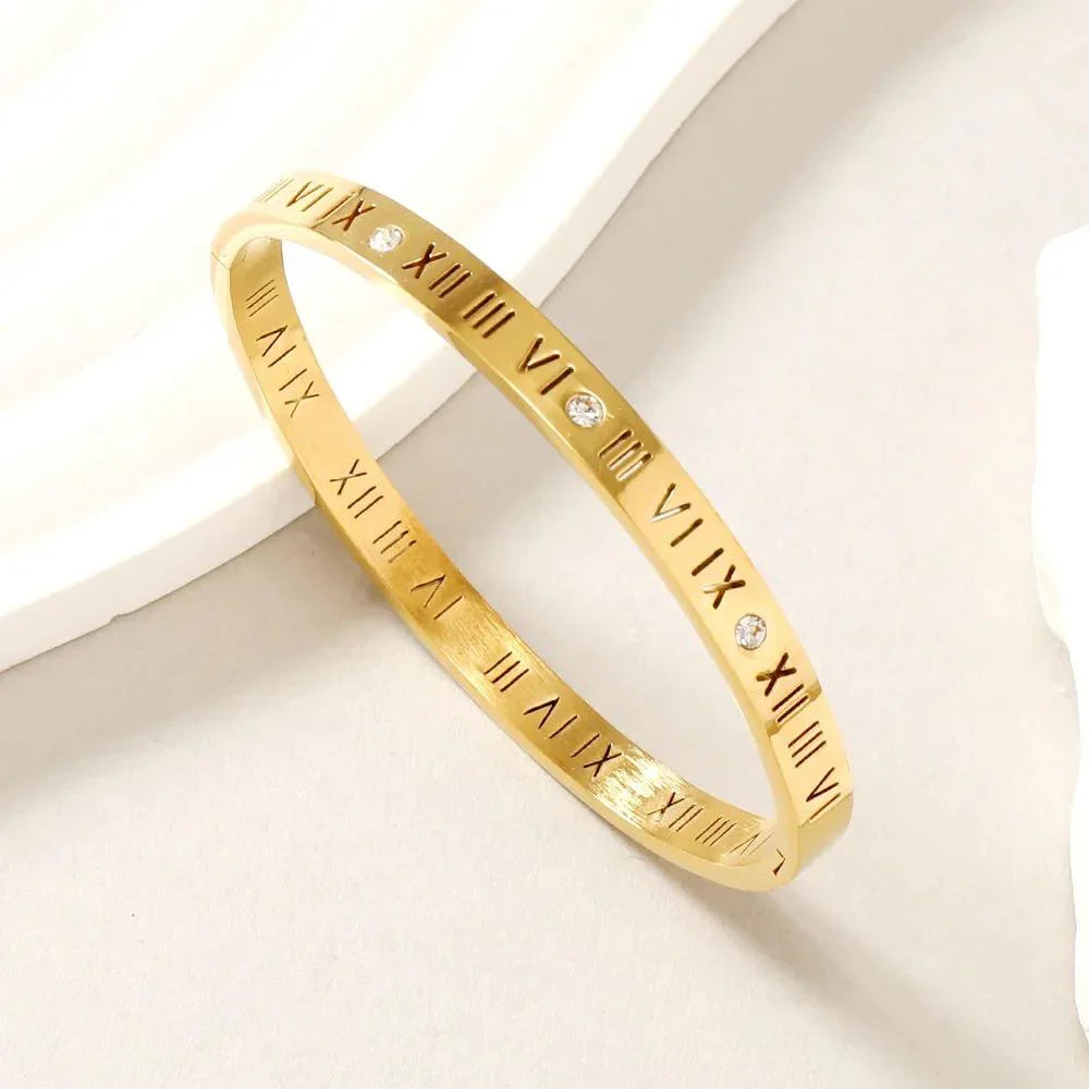 Noir Numeral Bangle