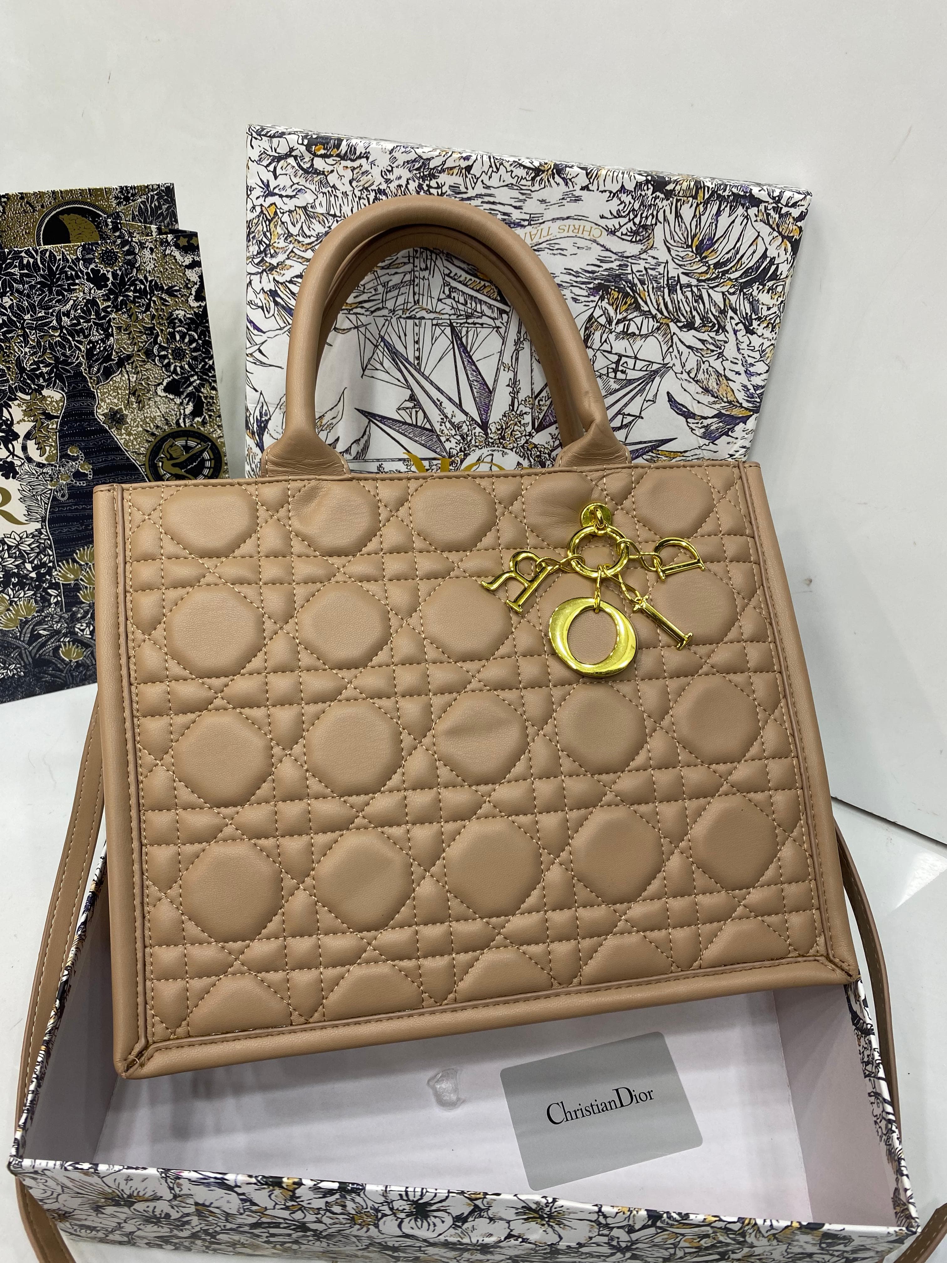 D-I-O-R Book Tote Bag